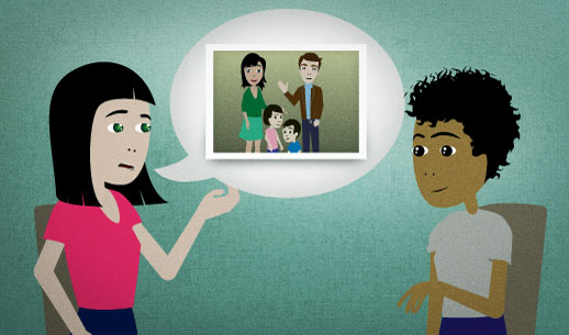 English Lesson: She still sends me photos of her family on a regular basis.