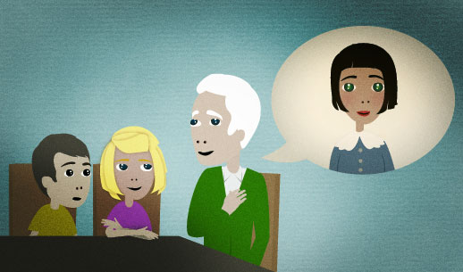 English Lesson: The moment I saw her, it was love at first sight.