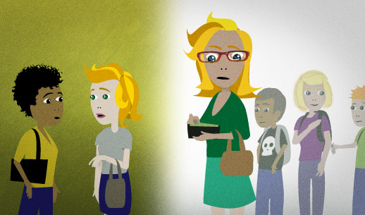 English Lesson: She paid for the trip out of her own pocket.