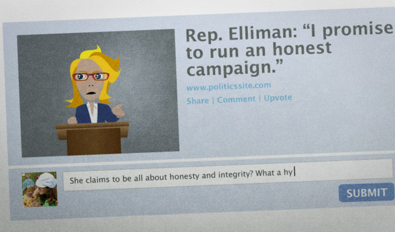 English Lesson: She claims to be all about honesty and integrity? What a hypocrite!