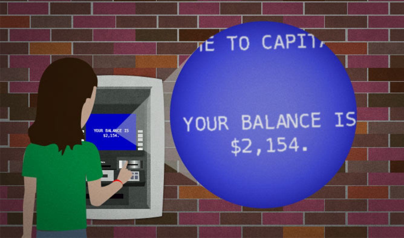 English Lesson: Your balance is $2,154.