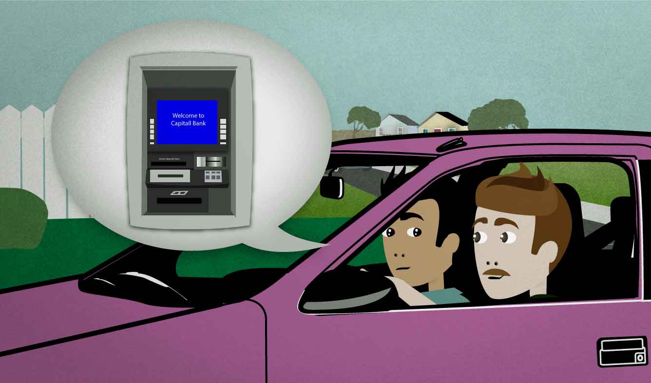 English Lesson: Can we stop by an ATM on the way there?