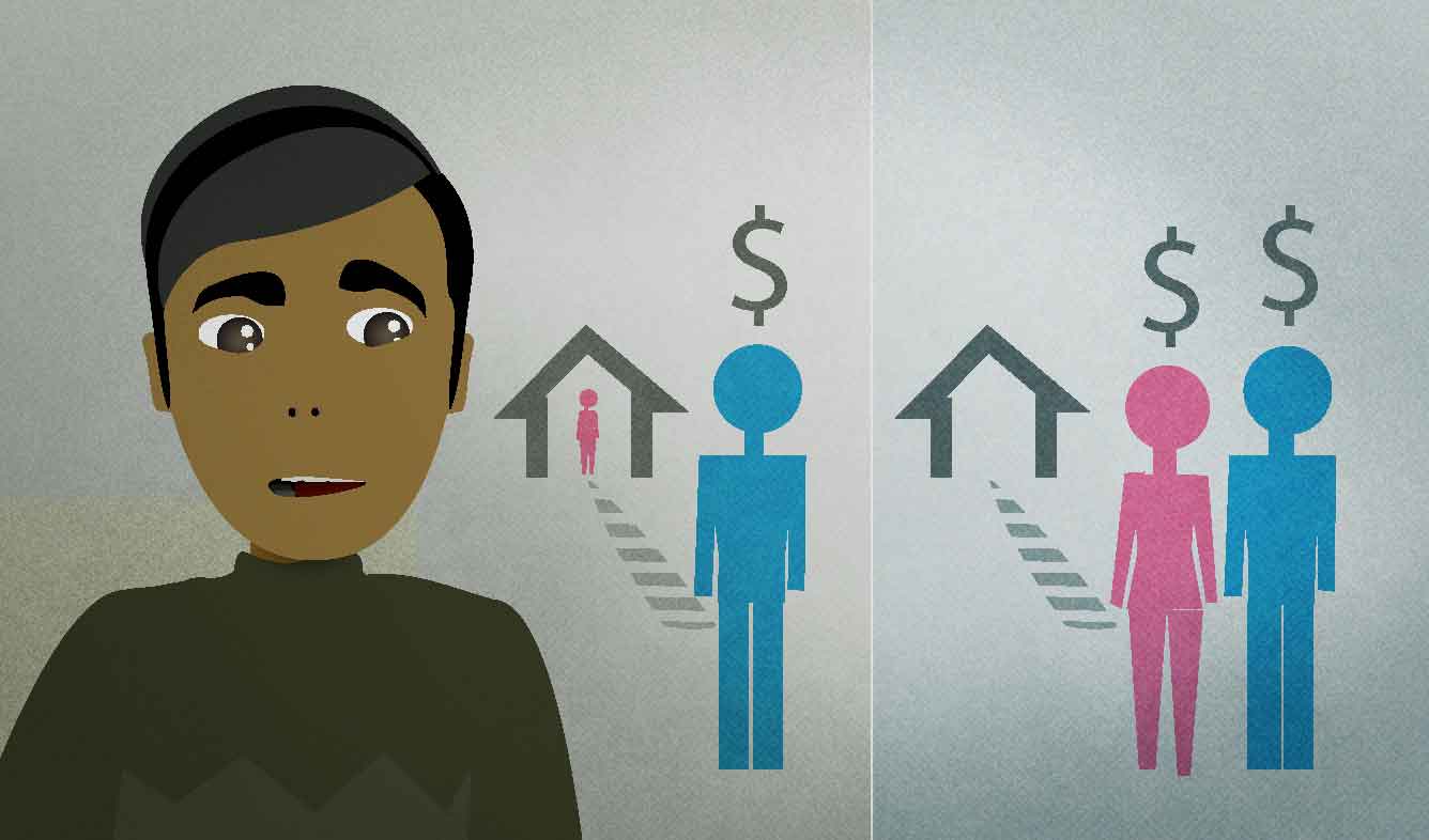 English Lesson: These days, it's nearly impossible for a family to get by on a single income.