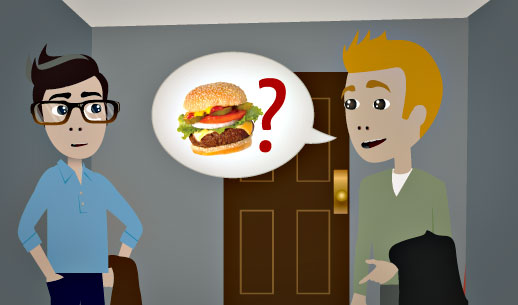 English Lesson: Do you know of a good burger place around here?