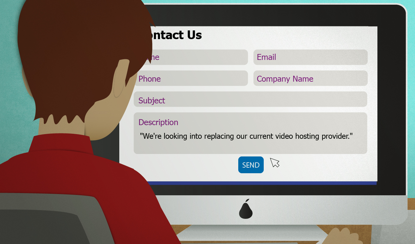 English Lesson: We're looking into replacing our current video hosting provider.